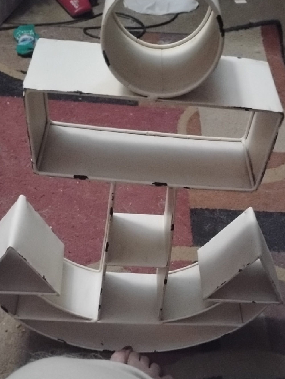 White Modular Shelf Display